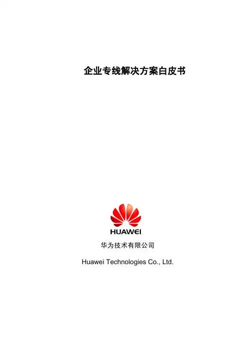 企业专线解决方案白皮书