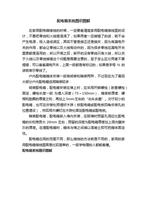 配电箱系统图识图解