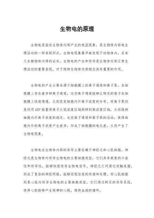 生物电的原理