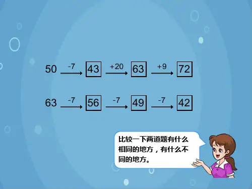 人教版小学数学一年级下册同数连加解决问题(课件)共12张PPT