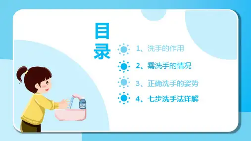 幼儿七步洗手法宣传ppt课件