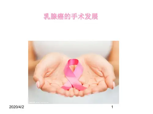 乳腺癌手术PPT幻灯片