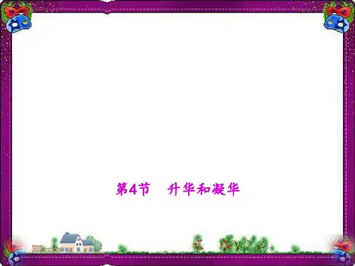 升华和凝华   (优质课)获奖课件   (优质课)获奖课件