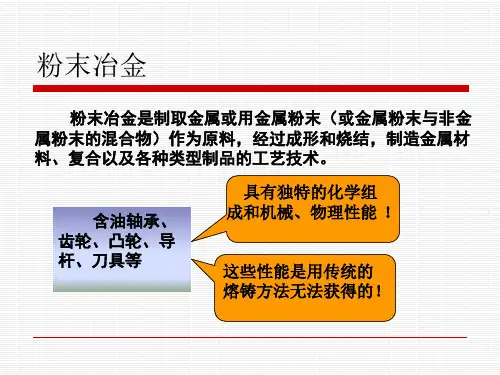 第三章精密成型技术ppt课件