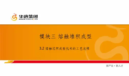 熔融沉积成型技术的工艺流程ppt课件