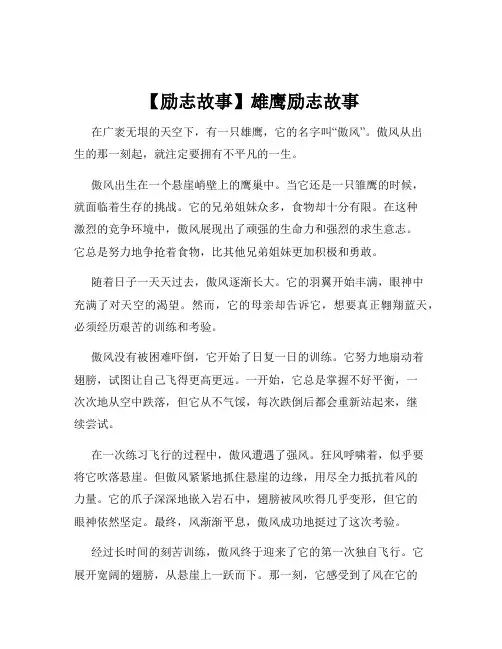 【励志故事】雄鹰励志故事