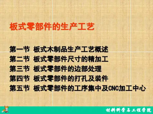 木制品板式零部件的生产工艺.pptx