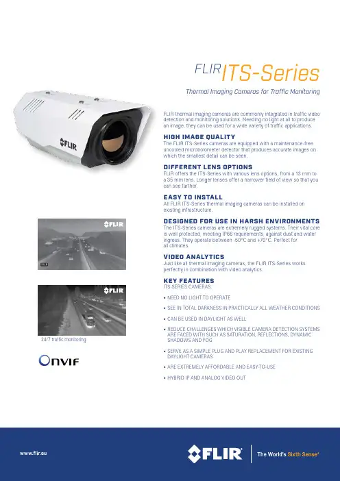 FLIR ITS-Series 热成像摄像头产品说明书