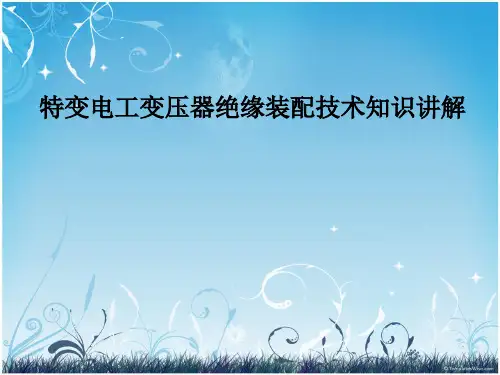 特变电工变压器绝缘装配技术知识讲解