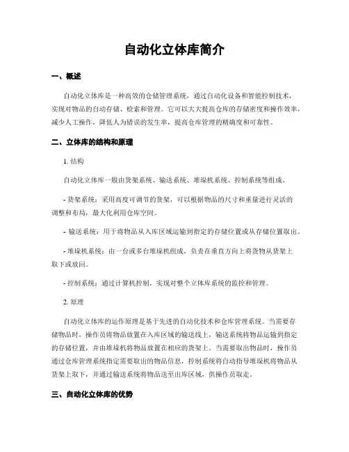 自动化立体库简介