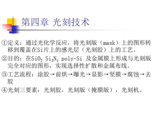 微电子工艺之光刻技术
