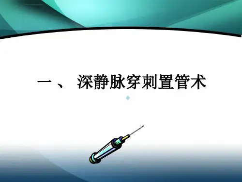 动静脉穿刺置管术ppt课件