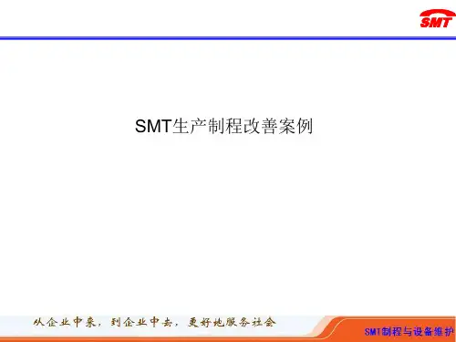 SMT生产制程改善案例答辩