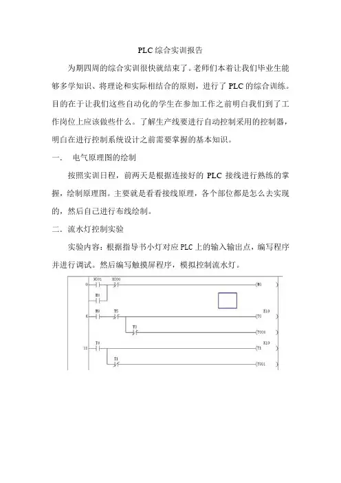 燕山大学plc综合实训