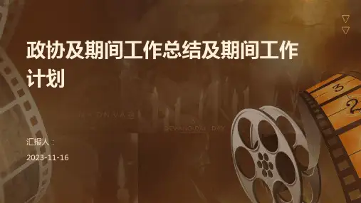 政协及期间工作总结及期间工作计划