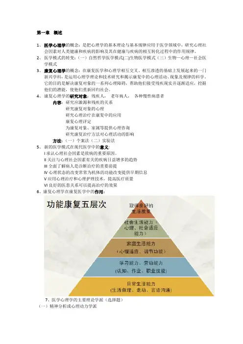 康复心理学
