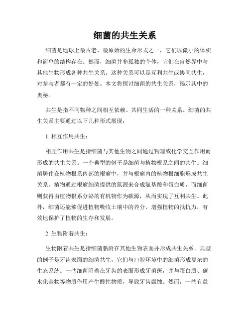 细菌的共生关系