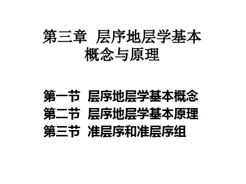 层序地层学-第3章 层序地层学基本概念与原理-中国地质大学(北京)