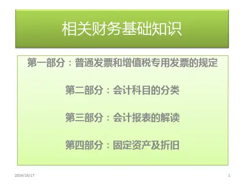 发票基础知识-PPT课件
