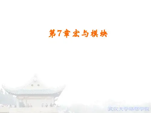 第7章 宏与模块