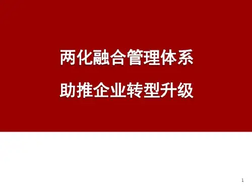 两化融合管理体系助推企业转型升级PPT课件