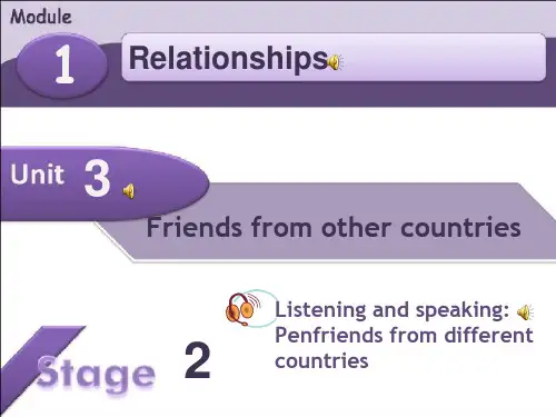 牛津上海英语七年级上册Unit3Listeningandspeaking课件