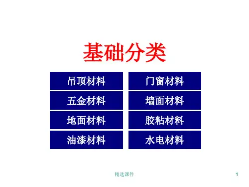 《装饰材料大全》PPT课件