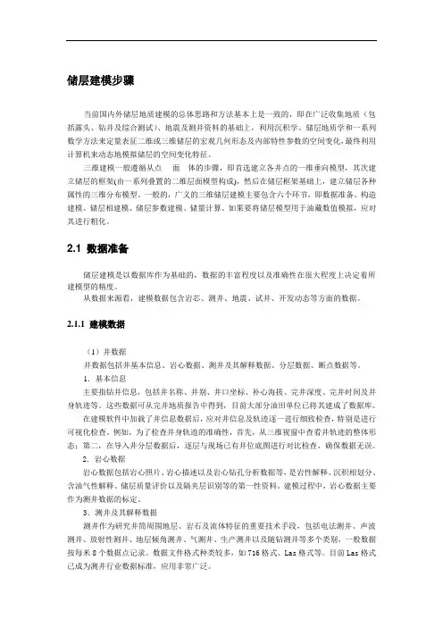 三维地质建模方法与教材.doc资料