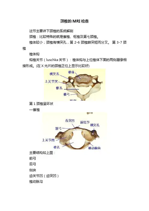 颈椎的MRI检查