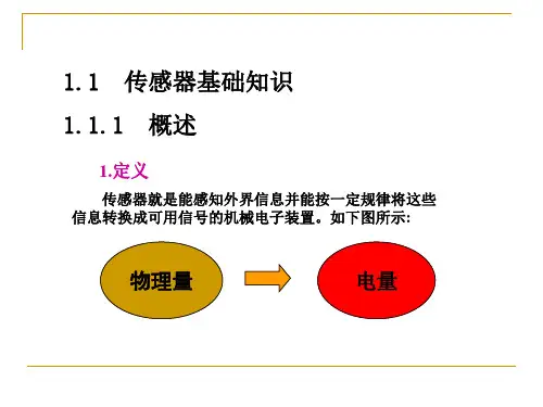 传感器与检测技术基础知识