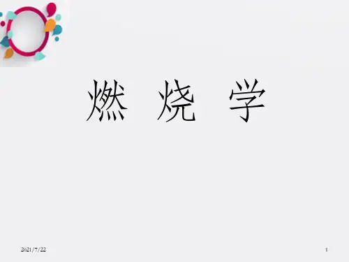 燃烧学 第七章 固体燃料的燃烧_OK