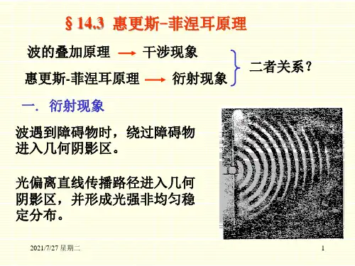 齐鲁医学惠更斯-菲涅耳原理.pptx