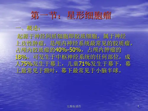 胶质瘤完整201Xppt课件