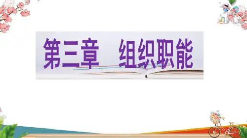 护理管理的组织职能 组织职能