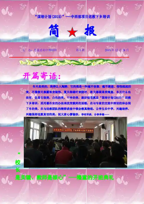 物理班简报(定稿)