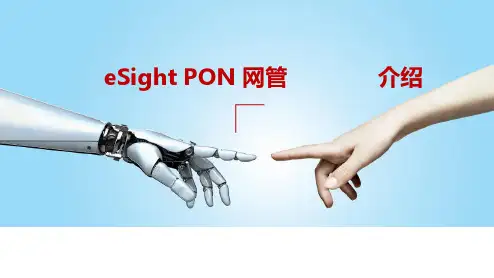 华为eSight PON 网管产品技术介绍