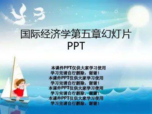 国际经济学第五章幻灯片PPT