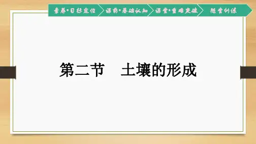 【新教材】 湘教版必修第一册：第五章 第二节 土壤的形成 课件(56张)