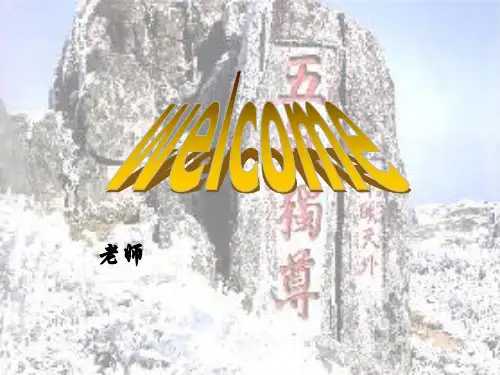 雨中登泰山(之一)PPT课件