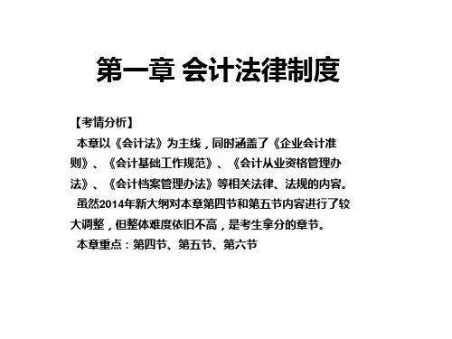 会计法律制度培训课件(ppt95页)