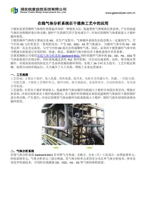 在线气体分析系统在干熄焦中的应用