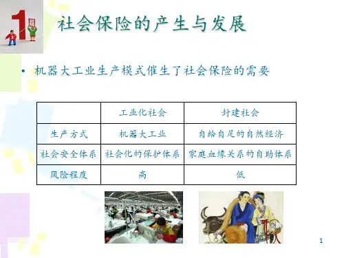 社会保险的历史演进课件
