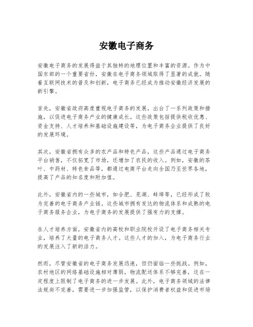 安徽电子商务