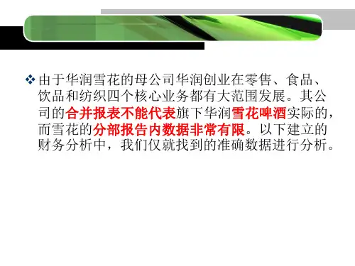 青岛啤酒战略管理 精品PPT课件