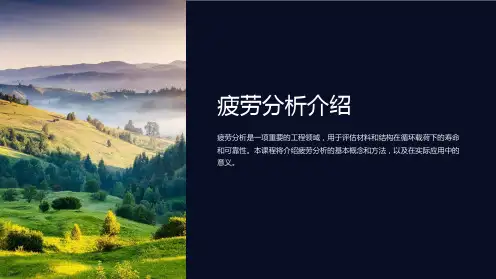 《疲劳分析介绍》课件