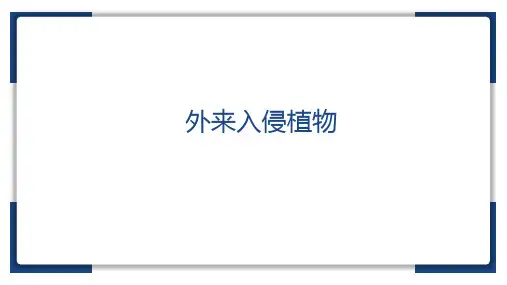 外来入侵植物
