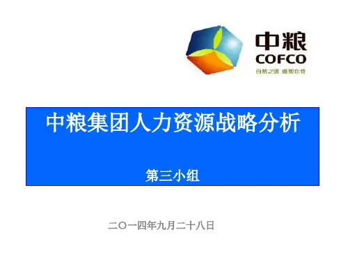 人力资源管理中粮分析