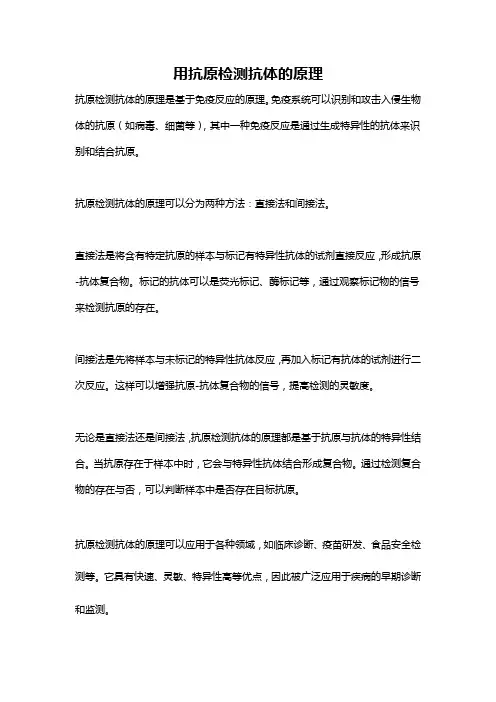 用抗原检测抗体的原理