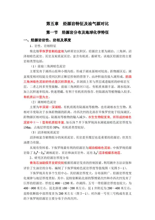 第五章烃源岩特征
