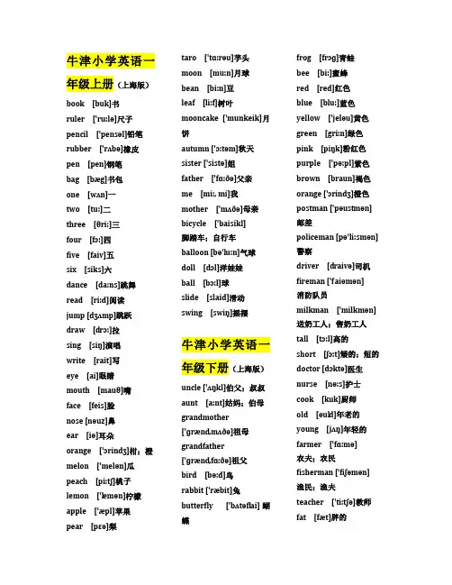 英语牛津词汇表(带音标)1-6